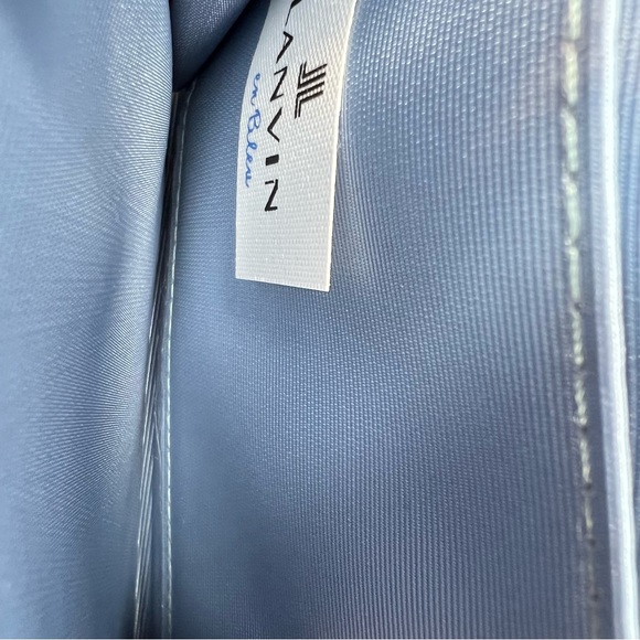 Lanvin En Bleu Baby Blue Periwinkle Clutch Wallet Bag - Picture 7 of 10